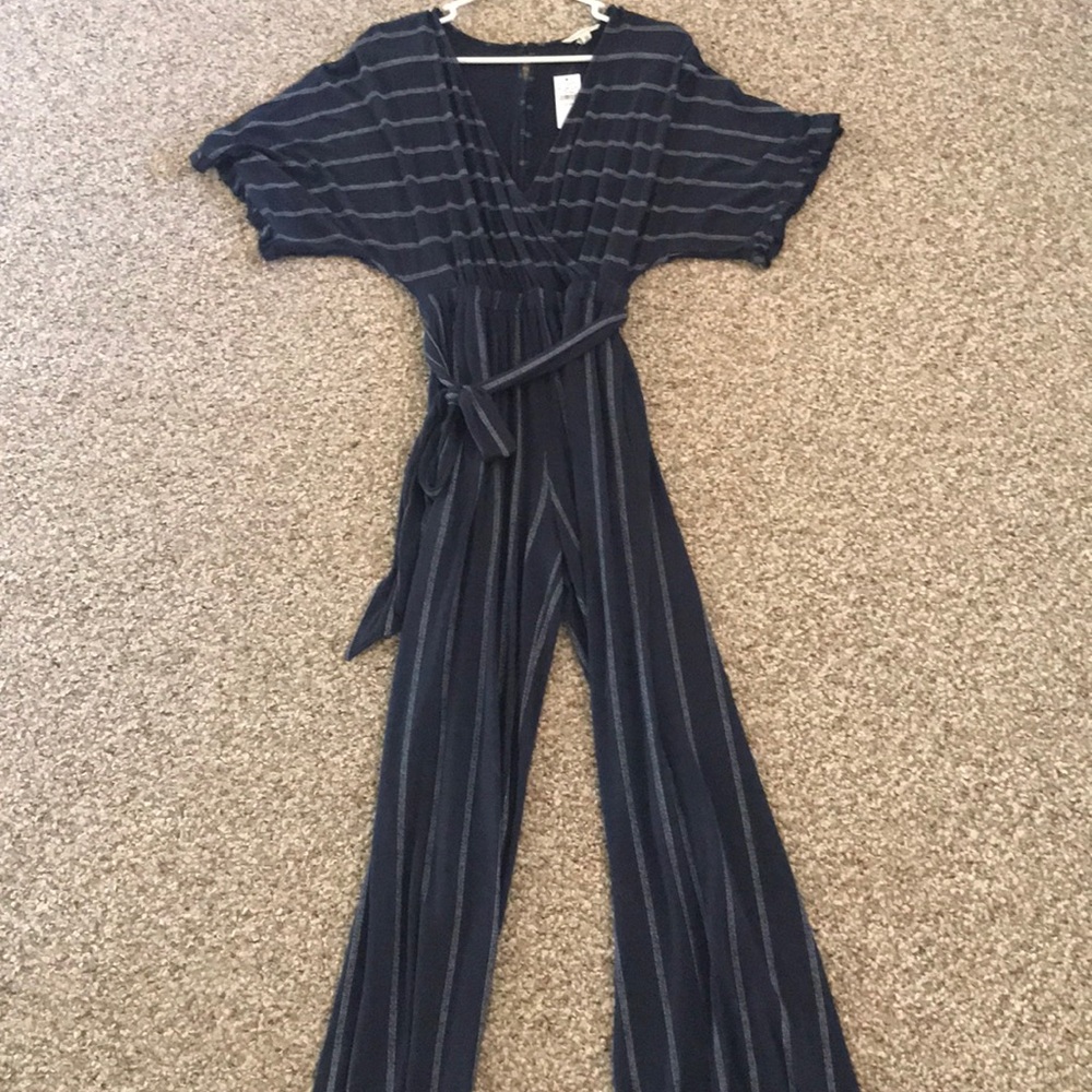 American eagle blue jumpsuit